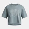 Boxy Crop Varsity s krátkým rukávem
