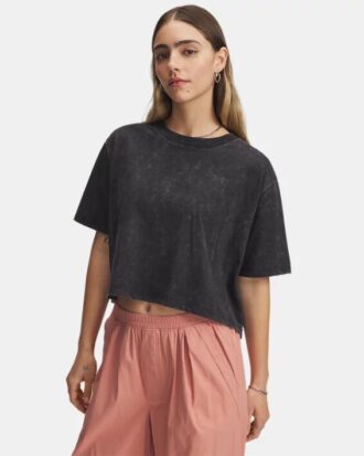 Boxy Crop Wash s krátkým rukávem