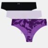 Essential Stretch 3-Pack Printed No Show Thong Essential Stretch 3-Pack Printed No Show Thong