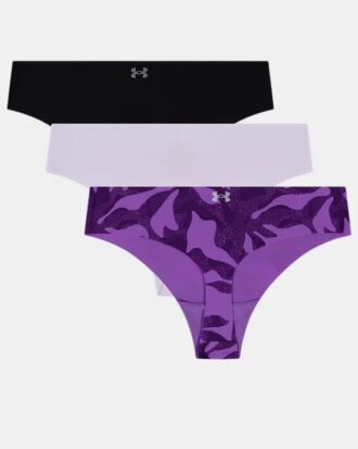 Essential Stretch 3-Pack Printed No Show Thong
