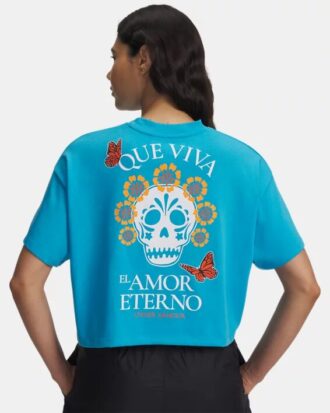 Icon Boxy Crop Day Of The Dead Heavyweight Short Sleeve