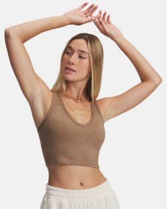 Meridian Suede Effect Sports Bra