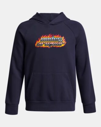 Mikina Rival Fleece Flamin Wordmark
