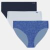 Pure Stretch Printed 3-Pack No Show Bikini Pure Stretch Printed 3-Pack No Show Bikini