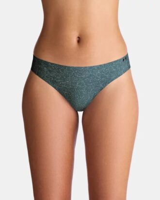 Pure Stretch Printed 3-Pack No Show Thong