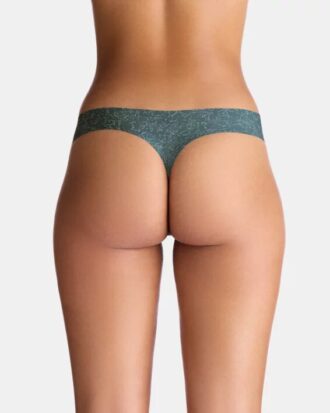 Pure Stretch Printed 3-Pack No Show Thong