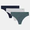 Pure Stretch Printed 3-Pack No Show Thong Pure Stretch Printed 3-Pack No Show Thong