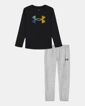 Sada s dlouhým rukávem a joggingovými kalhotami Gradient Logo Little Sada s dlouhým rukávem a joggingovými kalhotami Gradient Logo Little