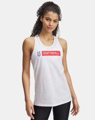 Softball Wordmark Bar Tank
