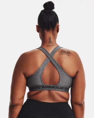 Sportovní podprsenka Crossback Mid Heather