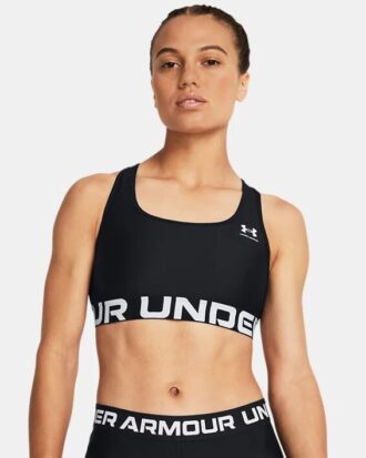 Sportovní podprsenka HeatGear® Mid s logem značky